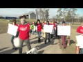 Nurses Rally for Patient Safety - Lakeland News at Ten - January 3, 2013