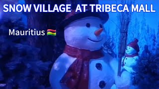 SNOW VILLAGE | SNOW ROOM | TRIBECA MALL MAURITIUS 🇲🇺 #mauritius #tribeca #mauritiuscity