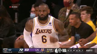Lakers fans booing LeBron after this turnover