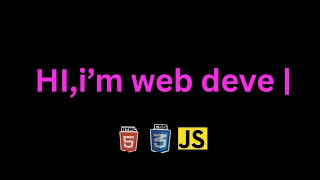 Auto Typing Text Animation Using HTML, CSS & JavaScript | html css javascript projects