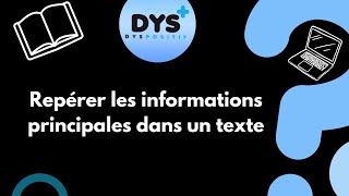 FRANCAIS - 3EME - Je sais repérer les informations principales dans un texte