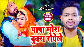 #Ankush Raja का दर्द भरा विवाह #विदाई गीत 2021 | पापा मोरा दुवरा रोवेले | Bhojpuri #Vivah Geet