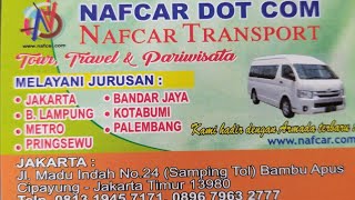 NAFCAR Transport | Profesional Travel Jakarta Lampung Murah