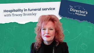 Hospitality in funeral service with Tracey Brumley