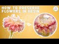 How to Preserve Flowers in Resin Paperweight