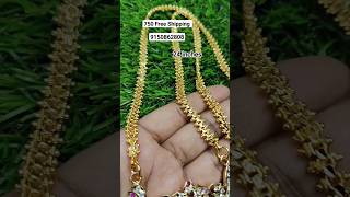 Latest Design Impon Dollar Chain 24 inches with price@tlobjewels9925 #impon #jewellery #online