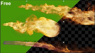 Fire Flamethrower Free Green Screen  Footage