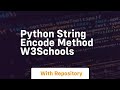 Python String encode Method W3Schools