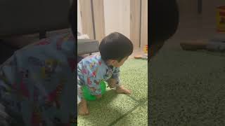 【風船🎈を割る２歳】怖いもの知らず#shorts #こども  #子育て