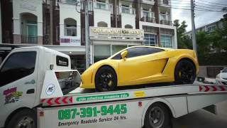 ส่งรถยกไปรับรถท่านลูกค้ามา Tony Wrap Supercar Society