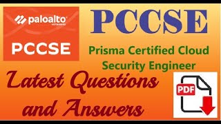 Part#1: Palo Alto PCCSE : Prisma Certified Cloud Security Engineer - Real Questions and Answers