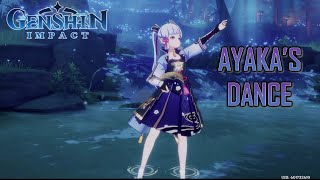 Ayaka Dances for Lumine | Genshin Impact (4K 60 FPS)