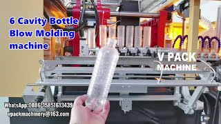 6000BPH PET Bottle Blow molding machine,6 Cavity 500ml 16OZ Bottle Mold,plastic bottle blower,V PACK