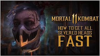 Mortal Kombat 11 - How To Get All Severed Heads In Krypt INSTANTLY!