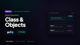 Class & Objects - Session 2 - Python - Tamil