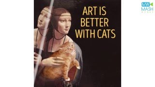 Wow - Art is Better with Cats - Funny