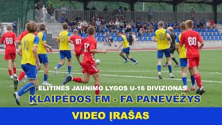 Klaipėdos FM - Panevėžio FA PANEVĖŽYS 5-1 (2-0)  [RUNGTYNĖS]