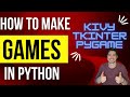 How to Make a Game in Python: Tkinter, Pygame, and Kivy Comparison and Tutorial!