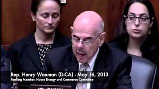 Rep. Waxman Says the EPA Needs to Focus on Climate Change