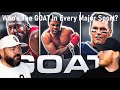 Who's The GOAT In Every Major Sport? REACTION!! | OFFICE BLOKES REACT!!