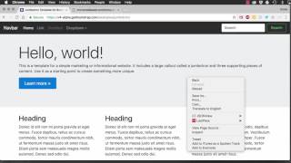 5. Bootstrap 4 Example Templates