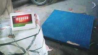 Calibration 2000kg L-200 indicator