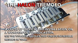 New Halon Gold Tremolo Fitted to the Best Fender Strat in the World | A close up review 60 cycle hum