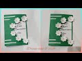 Independence day card 🤩| green and white card| dream inks and craft