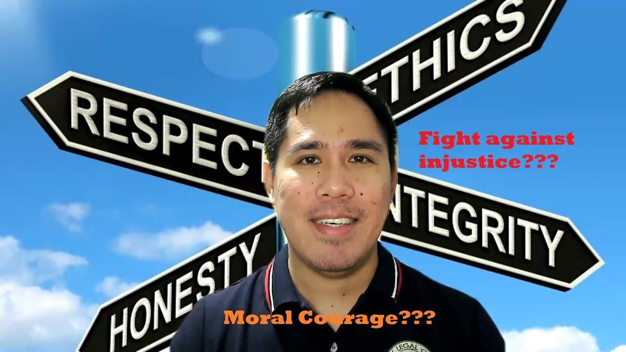 MORAL COURAGE | Chapter 3 Topic 3 - YouTube