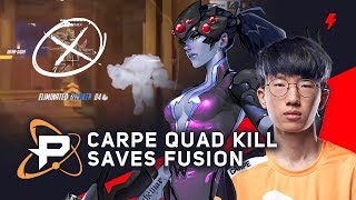 The Full Story Behind Carpe's Widowmaker Quadruple Kill | Overwatch League