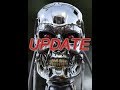 ( UPDATE ) My Chinese Copy Terminator T-800 Endo skull. Not sideshow. photos at the end of video.