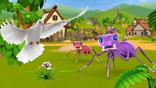 Ant and Dove Story in Tamil | எறும்பு மற்றும் புறா தமிழ் கதை | 3D Animated Stories | Maa Maa TV