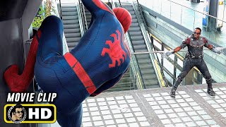 CAPTAIN AMERICA: CIVIL WAR (2016) Spider-Man Vs. Falcon & Winter Soldier [HD] IMAX Clip