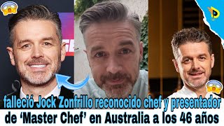 falleció Jock Zonfrillo reconocido chef y presentador de ‘Master Chef’ en Australia a los 46 años