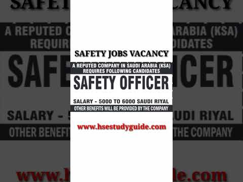 Security Guard Jobs in Saudi Arabia: Salary 6000 AED @hsestudyguide