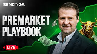 PPI Data 8:30AM | Benzinga’s PreMarket Playbook [LIVE] 🔴 | February 13th, 2025