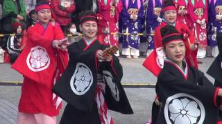 濱長 花神楽 2017土佐のおきゃく 春の舞 中央公園 mususukunjp