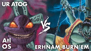 Old School MtG: UR Atog vs Erhnam Burn'Em