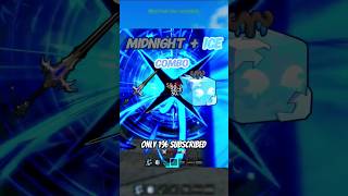 Bloxfruits Best Midnight Blade Ice Combo #bloxfruits #bloxfruit #roblox #bloxfruitscodes