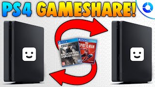 How to PS4 Gameshare in 2024 | EASY Gameshare on PS4