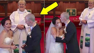 Groom Tells His Bride to Turn Around and She Starts Crying When She Spots These Uninvited Guests