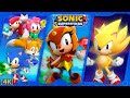 Sonic Superstars ⁴ᴷ Full Playthrough 100% (Story Mode, Trip's Story, & True Final Boss) 4-Players