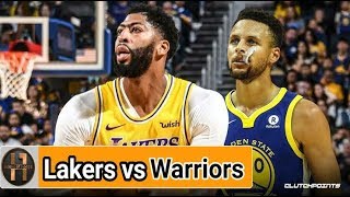 Los Angeles Lakers vs Golden state Warriors 2019 NBA Pre season game