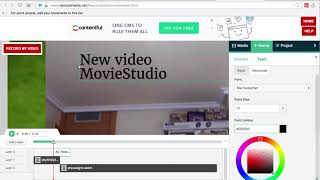 MovieStudio movie maker video editor online