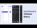 Responsive Sidebar Menu in HTML CSS & JavaScript |Dark/Light Mode|mr Stanger corder/with source code