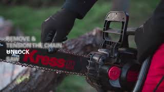 Kress 60V Chainsaw KG367E.9 Application Video