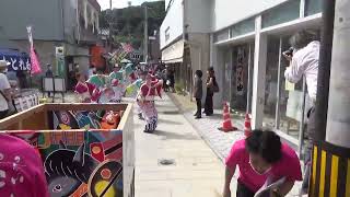 第二回 呼子よさこい水光祭り 彩海（朝市通りパレード会場）