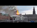 16.04.2024-DailyBuzzToday Historical Børsen Stock Exchange building in Copenhagen engulfed in flames