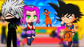 Shippuden Naruto friend react to Naruto as Goku||😁Tiktoks||👒Gacha Club||