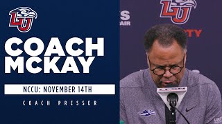 Head Coach Ritchie McKay Talks About The NCCU